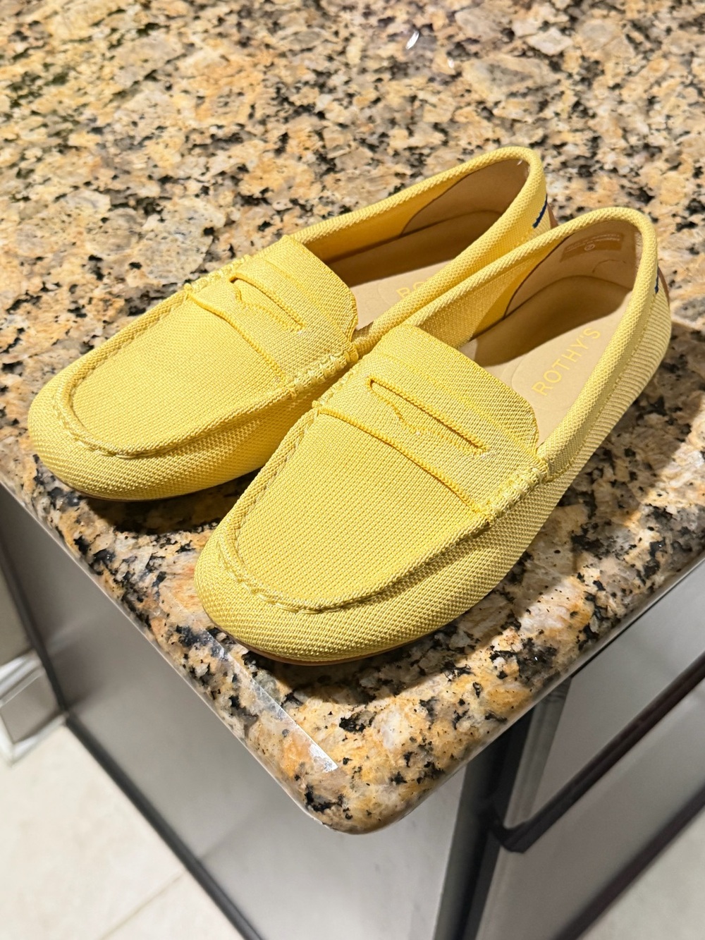 Rothy's Sunwashed Yellow Women's The Daily Driver size 7 - Picture 2 of 6